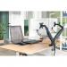 Leitz Ergo Space-Saving Dual Monitor Arm Suitable for Monitors upto 32inches Dark Grey - 65370089 21818AC