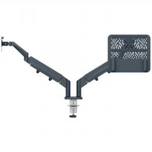 Leitz Ergo Space-Saving Dual Monitor and Laptop Arm Suitable for