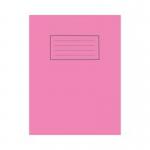 Silvine 9x7 inch229x178mm Exercise Book Plain Pink 80 Pages (Pack 10) - EX112 21890SC