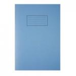 Silvine A4 Exercise Book Plain Blue 80 Pages (Pack 10) - EX114 21939SC