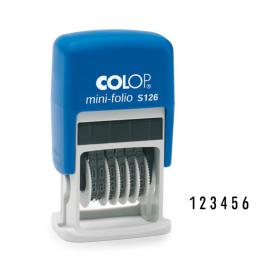 Colop S126 6 Wheel Numberer 4mm Self Inking Stamp - 104941 21951CL