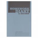 Silvine Homework Diary With Printed Layout A5 96 Page Blue (Pack 20) - EX204 21967SC