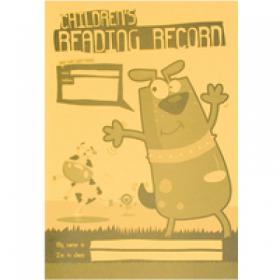 Silvine Childrens Reading Record Book A5 40 Pages Featuring 200 Records Yellow (Pack 25) - EX210 22009SC