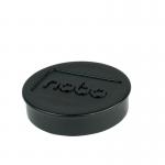 Nobo Whiteboard Magnets 38mm Black (Pack 10) - 1915312 22028AC