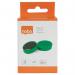 Nobo Whiteboard Magnets 38mm Green (Pack 10) - 1915317 22063AC