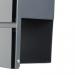 Phoenix Estilo Top Loading Letter Box Graphite Grey with Key Lock - MB0121KA 