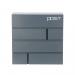 Phoenix Estilo Top Loading Letter Box Graphite Grey with Key Lock - MB0121KA 