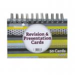 Silvine Revision and Presentation Cards Ruled 152x102mm Twinwire Pad White (Pack 50) - PADRC64 22100SC