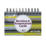 Silvine Revision and Presentation Cards Ruled 152x102mm Twinwire Pad White (Pack 50) - PADRC64 22100SC