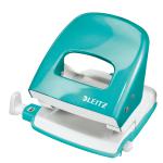 Leitz NeXXt WOW 2 Hole Metal Office Hole Punch 30 Sheet Ice Blue - 50081051 22103ES
