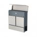 Phoenix Estilo Top Loading Letter Box Stainless Steel with Key Lock - MB0124KS 