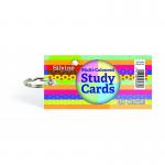 Silvine Multicoloured Study Cards 100x50mm (Pack 48) - PADSCAC 22114SC