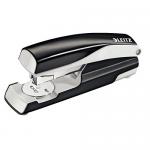Leitz WOW Half Strip Stapler Metal 40 Sheet Black 55040095 22166ES