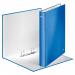 Leitz WOW Ring Binder Laminated Paper on Board 2 D-Ring A4 25mm Rings Blue (Pack 10) 42410036 22278ES