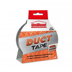 UniBond Duct Tape High Strength Adhesive Tape 50mm x 25m Silver (Roll) - 2675518 22539HK