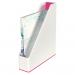 Leitz WOW Dual Colour Magazine File A4 WhitePink 53621023 22551ES