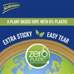 Sellotape Zero Plastic Plant Based Easy Tear Extra Sticky Tape Clear 24mm x 30m - 2956197 22553HK