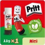 Pritt Original Glue Stick Sustainable Long Lasting Strong Adhesive Solvent Free Retail Hanging Card Value Pack 11g (Pack 12) - 1456073 22588HK