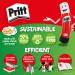 Pritt Original Glue Stick Sustainable Long Lasting Strong Adhesive Solvent Free Retail Hanging Card Value Pack 43g (Pack 12) - 1456075 22602HK