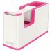 Leitz WOW Dual Colour Tape Dispenser for 19mm Tapes White/Pink 53641023 22607ES