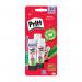 Pritt Original Glue Stick Sustainable Long Lasting Strong Adhesive Solvent Free 22g Medium (Pack 3) - 2760891 22623HK