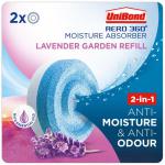 Unibond Aero 360 Moisture Absorber 2-in-1 Anti-Moisture and Anti-Odour Lavender Garden Refill (Pack 2) - 2631291 22644HK