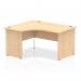 Dynamic Impulse 1400mm Left Hand Desk Maple Top Panel End Leg I003868 22723DY