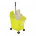 ValueX Mop Bucket With Wringer 9 Litre With Castors Yellow - 0907060 22756CP