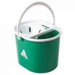 ValueX Plastic Mop Bucket With Wringer 5 Litre Green - 0907009 22763CP