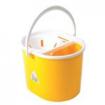 ValueX Plastic Mop Bucket With Wringer 5 Litre Yellow - 0907011 22784CP