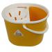 ValueX Plastic Mop Bucket With Wringer 15 Litre Yellow - 0907011 22784CP