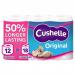 Cushelle Original Toilet Tissue Extra Long Rolls White (Pack 12) - 1102184 22868CP