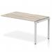 Dynamic Evolve Plus 1400mm Single Row Extension Kit Grey Oak Top Silver Frame BE785 23325DY