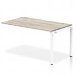 Dynamic Evolve Plus 1400mm Single Row Extension Kit Grey Oak Top White Frame BE786 23332DY