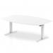 Dynamic High Gloss 1800mm Writable Boardroom Table White Top White Height Adjustable Leg I003567 23682DY