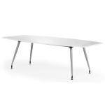 Dynamic High Gloss 2400mm Writable Boardroom Table White Top I003059 23710DY
