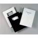GBC Binding Cover Leathergrain Window/Plain A4 250gsm White 25 Pairs (Pack 50) 46715E 23965AC