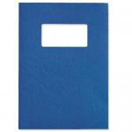 GBC Binding Cover Leathergrain Window/Plain A4 250gsm Blue 25 Pairs (Pack 50) 46735E 23972AC