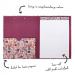 Pukka Bloom A4 Padfolio Cream Floral With Matching Refill Pad 9582-BLM 23997PK