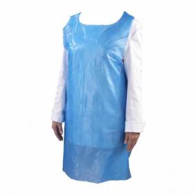 ValueX Disposable Aprons 16 Micron Blue Flat (Pack 200) DAF200BU 24053EA