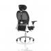 Sanderson II Black Fabric Mesh Back Chair - OP000244 24058DY