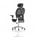Sanderson II Black Fabric Mesh Back Chair - OP000244 24058DY