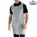 ValueX Disposable Aprons 16 Micron White Flat (Pack 100) - DAF100WH 24060EA