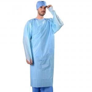 Image of ValueX Isolation Gowns Non Woven 40gsm Blue Pack 10 IGDP10 24067EA