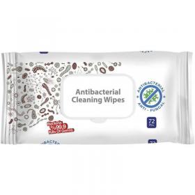 ValueX AntibacterialVirucidal Wipes (Pack 72) - ABW72AG 24109EA