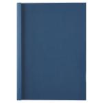 GBC Thermal Binding Cover A4 1.5mm Clear PVC Front Royal Blue Leathergrain Back (Pack 100) - IB451003 24406AC