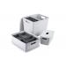 Inabox Designer Storage Boxes With Lids and Trays Large Value Pack (2 x 8L & 1 x 19L & 1 x 39L & 1 x Small & 1 x Large Tray) Windmill White - H-I60648 24415HL