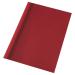 GBC Thermal Binding Cover A4 1.5mm Clear PVC Front Red Leathergrain Back (Pack 100) - IB451201 24434AC