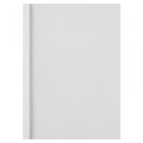 GBC Thermal Binding Cover A4 3mm Clear PVC Front White Silk Gloss Back (Pack 100) - IB370021 24455AC