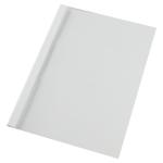 GBC Thermal Binding Cover A4 4mm Clear PVC Front White Silk Gloss Back (Pack 100) - IB370038 24462AC
